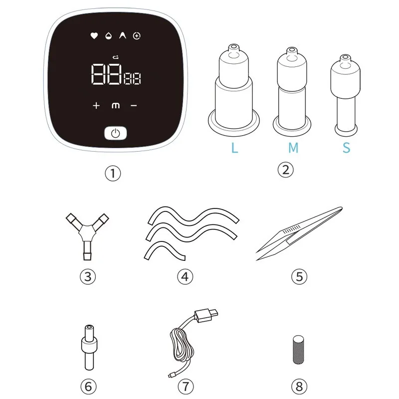 New smart multi-functional slimming facial instrument - suction massage facial cupping device - adjustable in multiple settings
