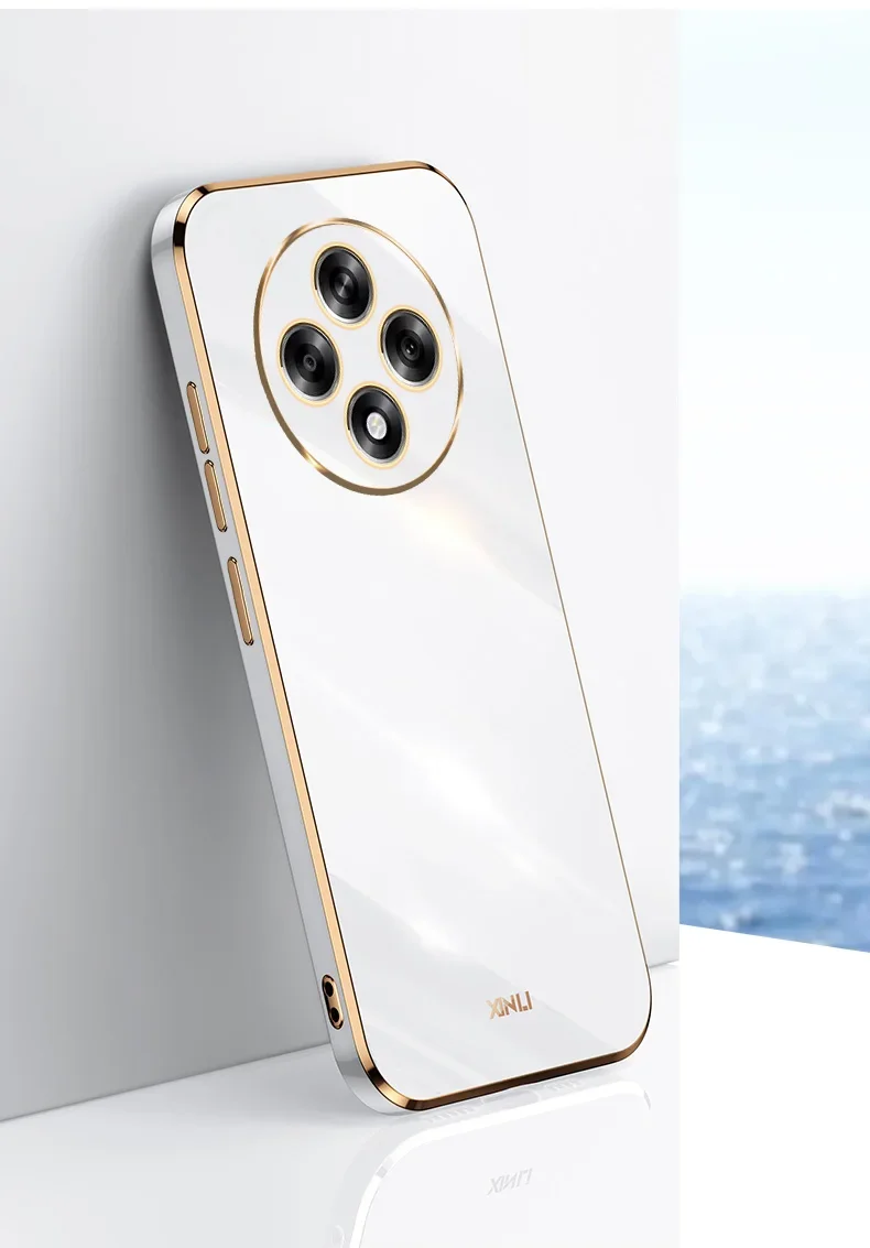 For Reno 12F Case Cover For OPPO Reno 12F 5G High Quality Soft TPU Anti-fingerprint Camera Protection Case Cover