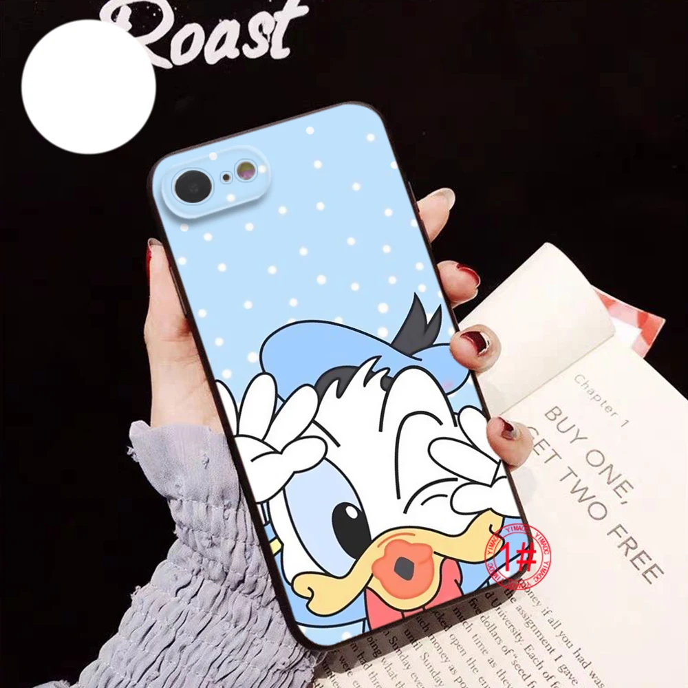 Z107 Donald Duck Soft Case dla Huawei Y5P Y6P Y7A Y8P Y9A Y6 Y7 Y8S Y9S Y9 Prime Nova 9 9I 4E 5T 7 Mate 10 Lite 20 Pro P30