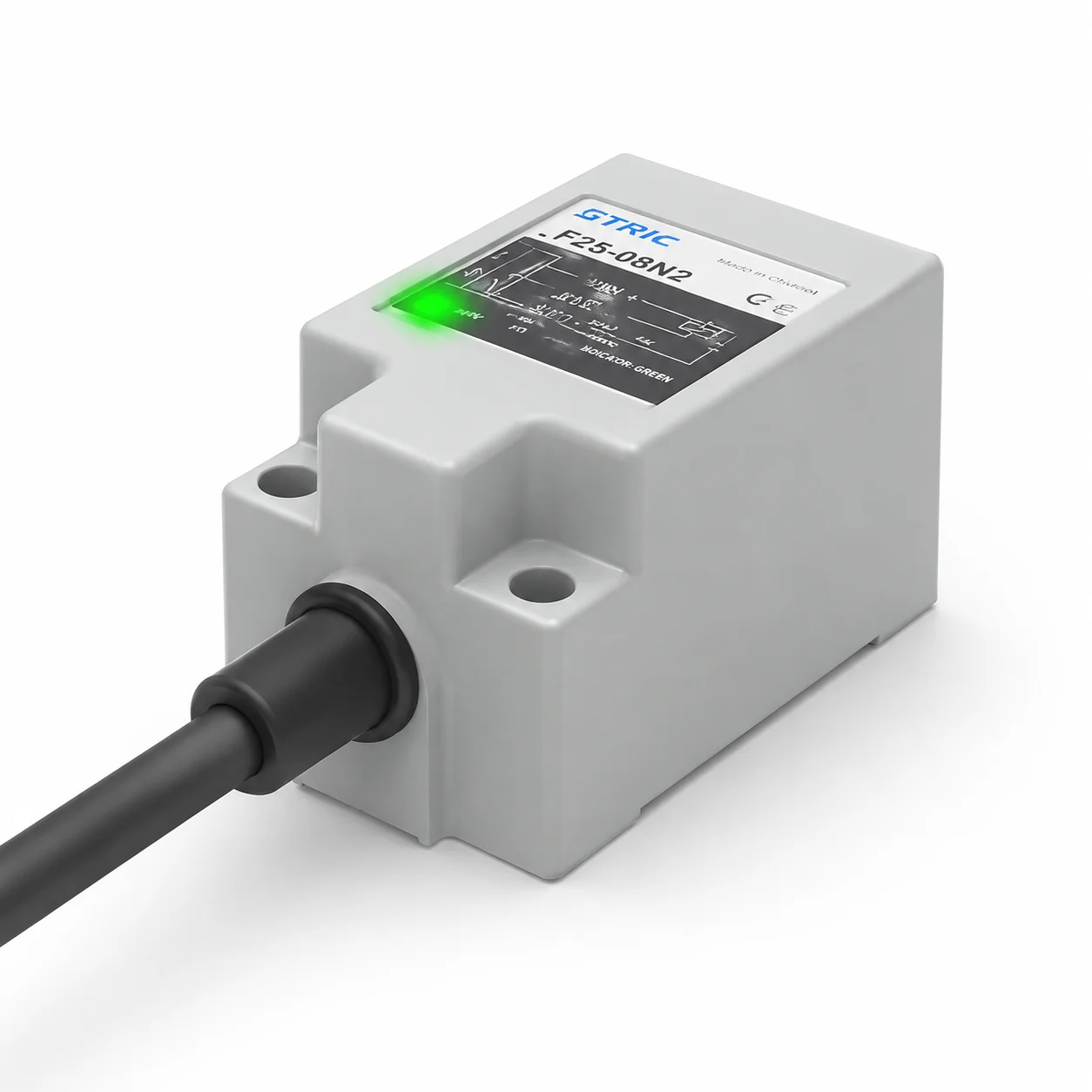 GTRIC TL-N5MC1 Inductive Proximity Sensor NPN PNP NO NC 10-30V DC 3-Wire 5mm Detection DistanceIP67Square Sensor Switch 2m Cable