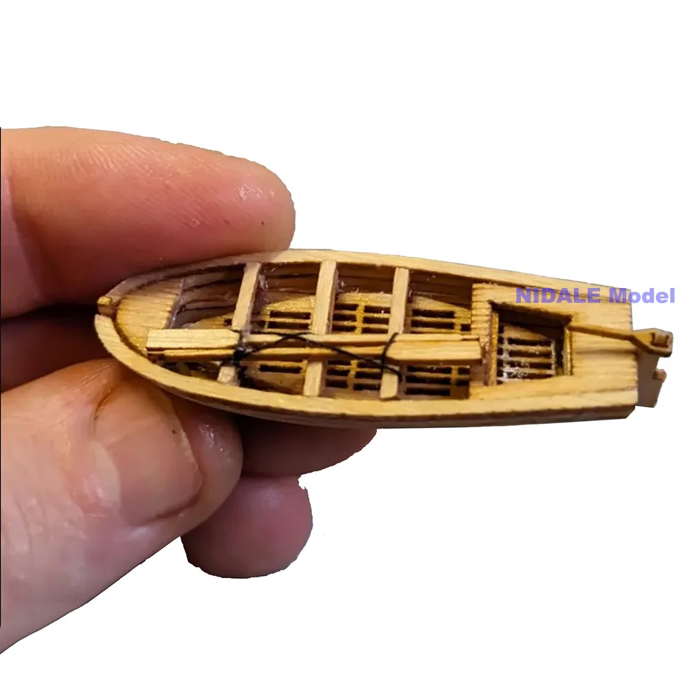 New Arrive Scale 1/100 Halcon1840 Mini Lifeboat Wooden Model Building kits