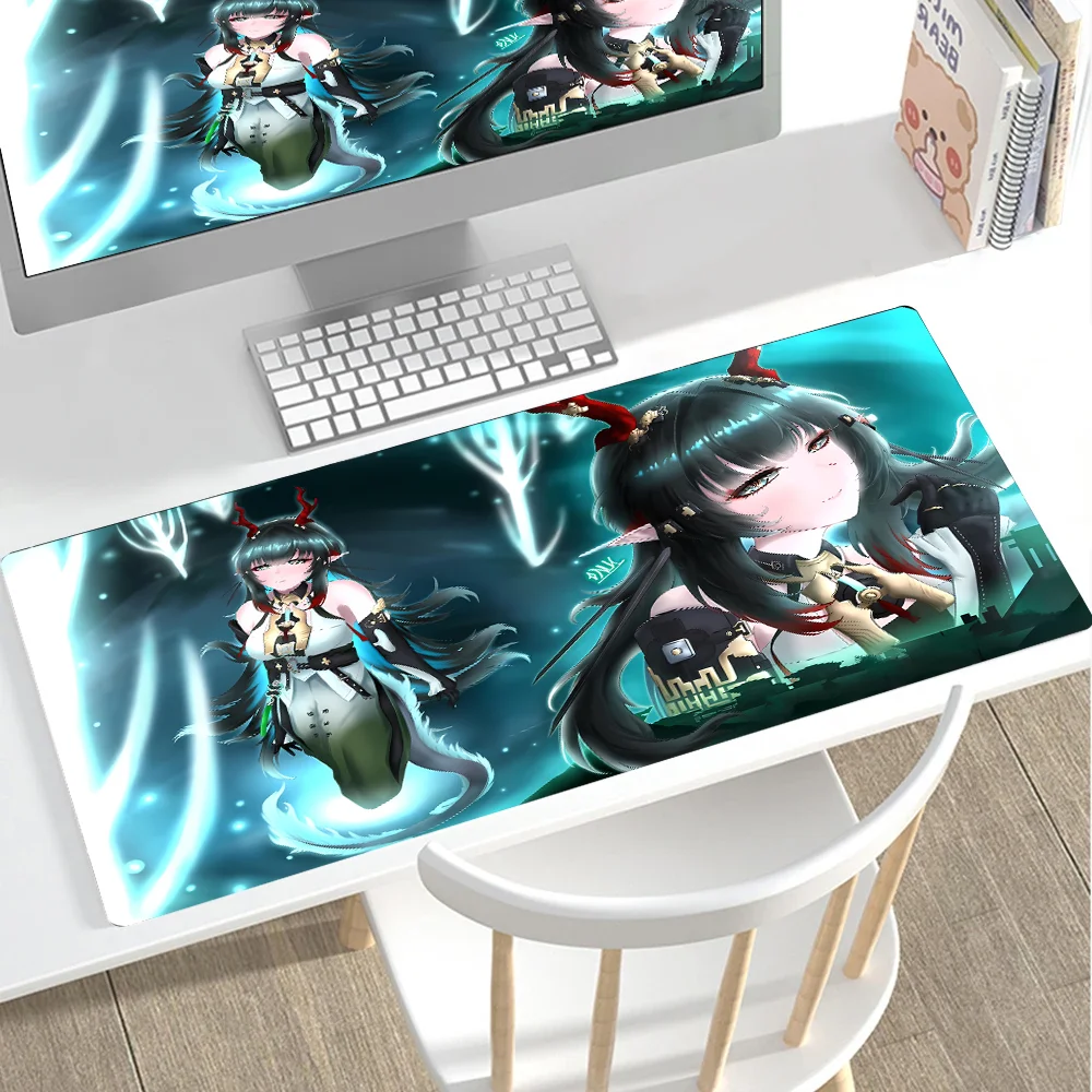

Arknights Endfield Mouse Pad Anime Girl Zhuang Fangyi Mousepad Large Mouse Mat Gamer Laptop Rug Gaming PC Accessories Desk Mat