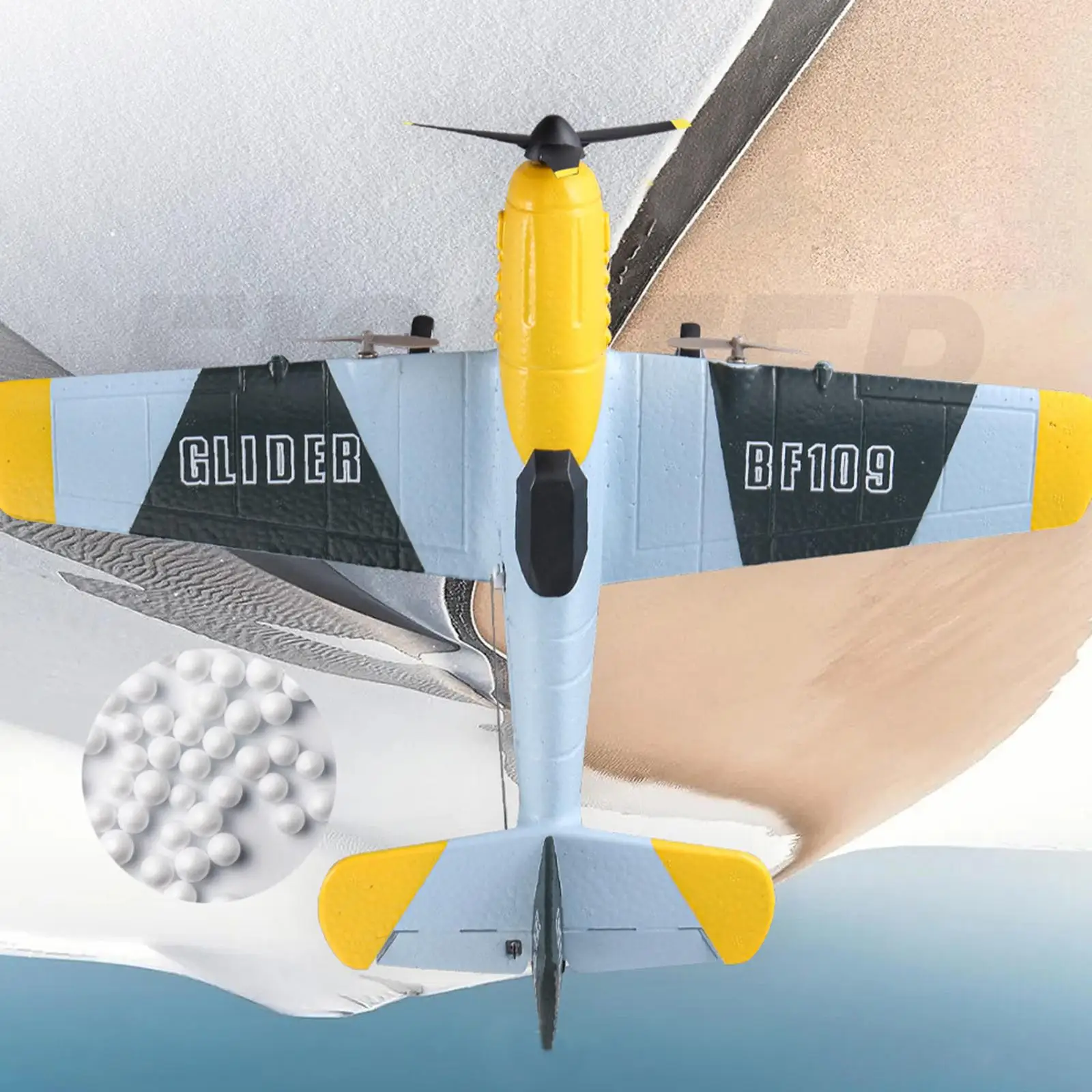 3 CH RC Plane Portable Outdoor Flighting Toys Easy to Control Foam RC Airplane 3 Channel RC Glider RC Aircraft Jet for Beginner