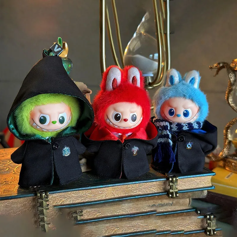 

Новая только одежда, мини Labubu V4, униформа с капюшоном, плиссированные шорты, комплект одежды для школы колдовства и волшебника, аксессуары для кукол Gif