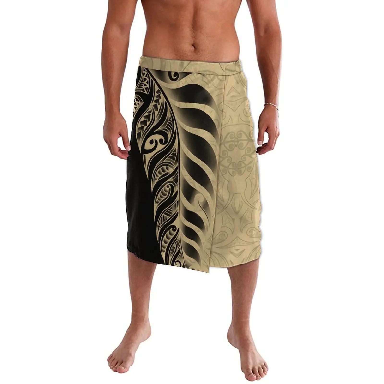 

Samoa Custom Tribal Ethnic Pattern Skirt Comfortable Fabric Polynesia One-Piece Skirt Pacific Island Clothing 2024