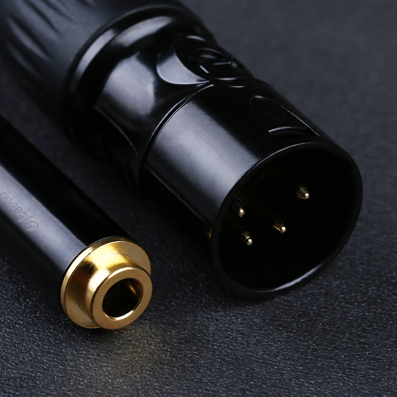 OPENHEART 4 Pin XLR to 4.4mm Female 5 Pole Balanced  8 Core OCC 16 Core OFC Audio Headphone Adapter Cable Female to Male