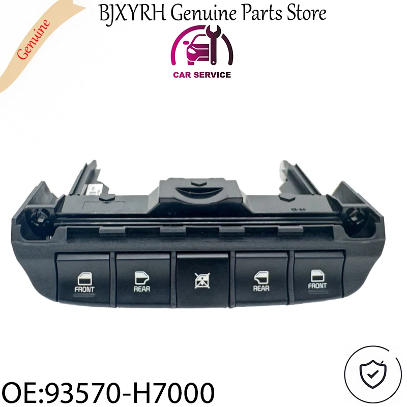93570H7000 Power Window Main Switch Assembly for Kia Soluto Soluto 2018-2024 OEM 93570-H7000