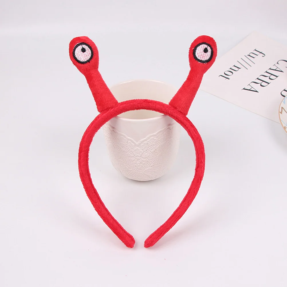 Women Hair Hoop Headband Snail Tentacles Design Cute Kids Birthday Party Garden Christmas Accessories Lightweight Comfortable