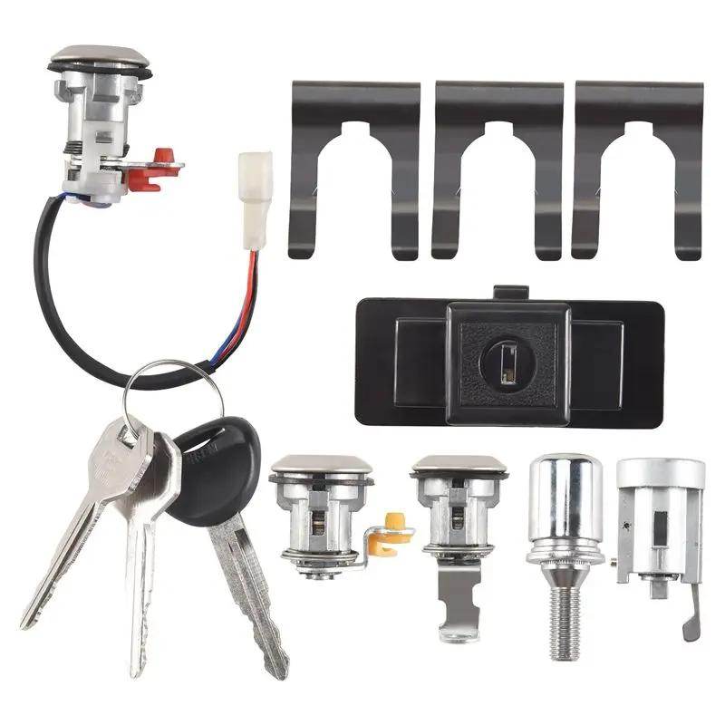 A73X-Car Lock Cylinder & Key For Pajero Shogun Montero MK2 V31 V32 MR259744