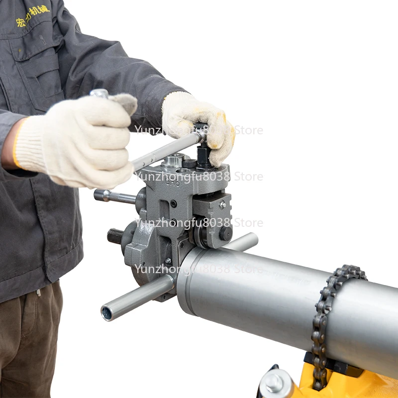 Fully Manual Steel Pipe Turning Installation Tool 1 
