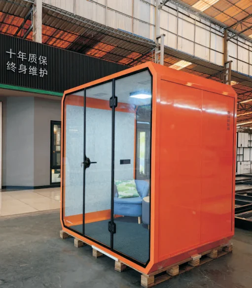 Modern Steel Sound Insulation Mobile Recording Studio Outdoor Silent Warehouse Custom Drum Room Live KTV Office Cabin Home Gym