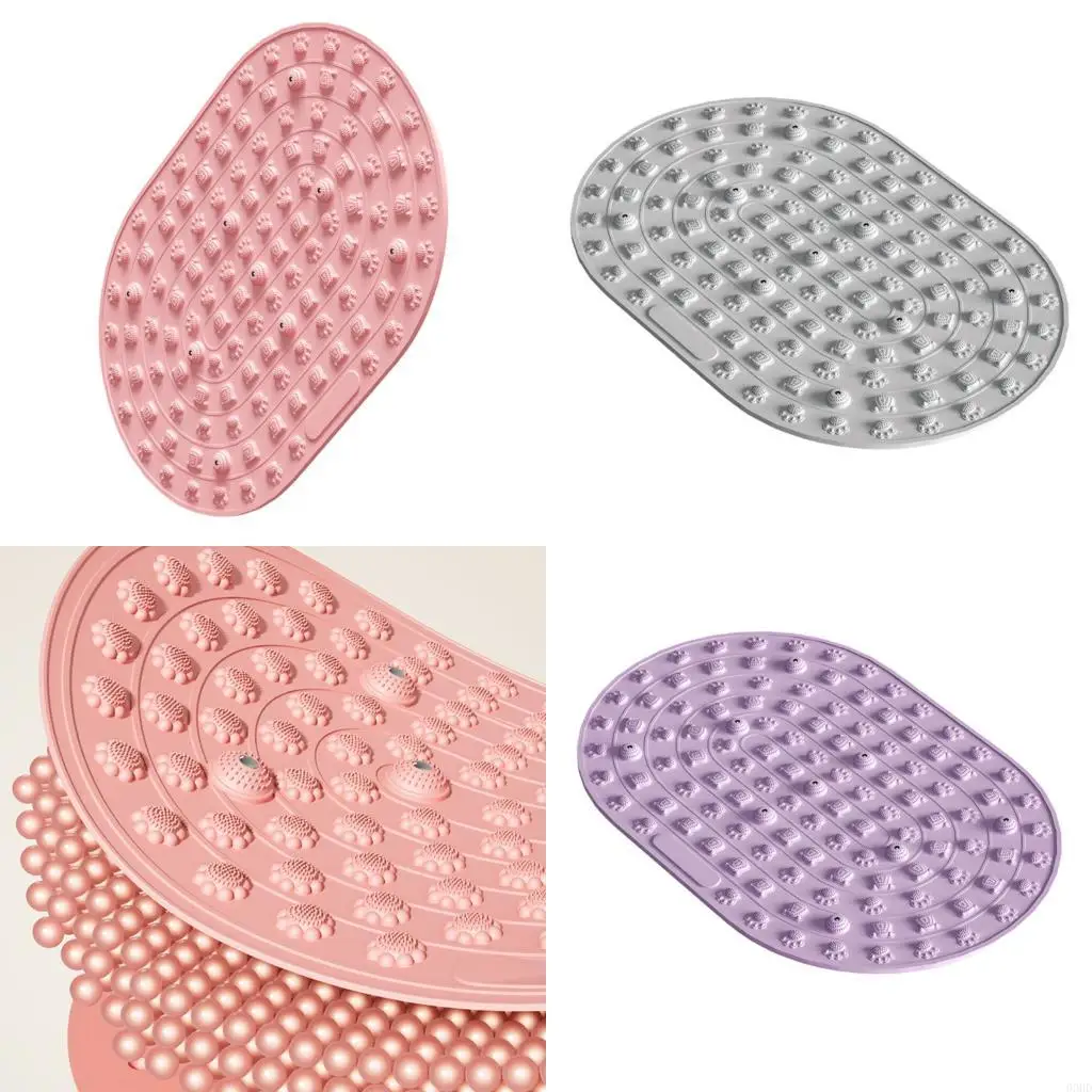 

Comfortable Soft Silicone Acupressures Foot Pad Antislip Foot Massage Pad Yoga Mat Designs For Foot Massage And Fitness 69HD