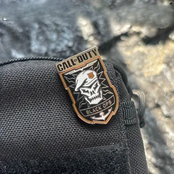 Call Of Duty 3D Game Metal Embroidery Patches Morale Badge Tactical Patch for Backpack Military Hook&Loop Armband Appliques