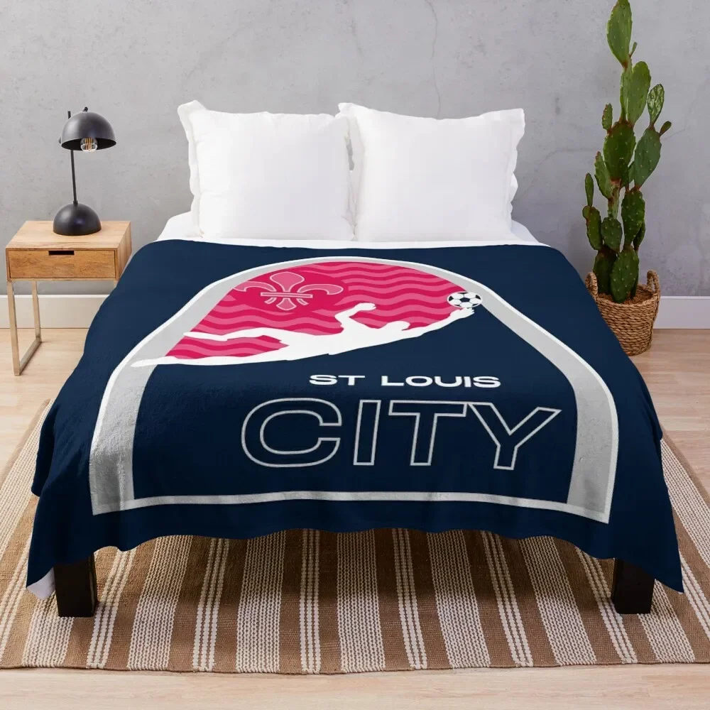 

STL Soccer Dive Throw Blanket Long Lasting Soft Plush Blanket for Daily Use