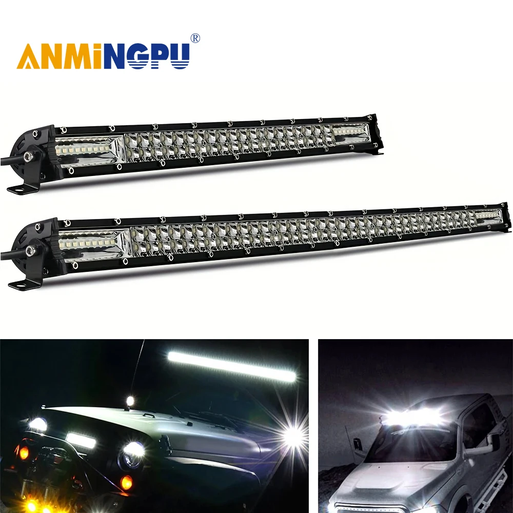 

15" 20" Super Slim 12D LED Light Bar Spotlight Flood Beam 120W 180W Led Bar 4x4 For Car ATV SUV Offroad LED Work Light 12V 24V