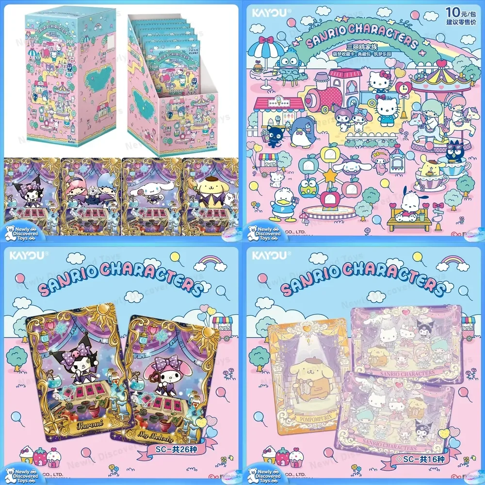 kayou-genuine-sanrio-characters-card-moedream-dreamland-series-collector's-edition-adorable-anime-collectible-cards-toys
