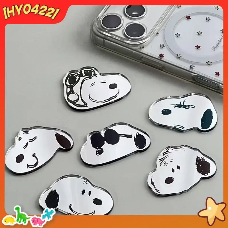 

Snoop Y Blind Box Olaf Adhesive Mirror Sticker Opp Bag Anime Peripheral Phone Decoration For New Apple 17 Phone Accessory