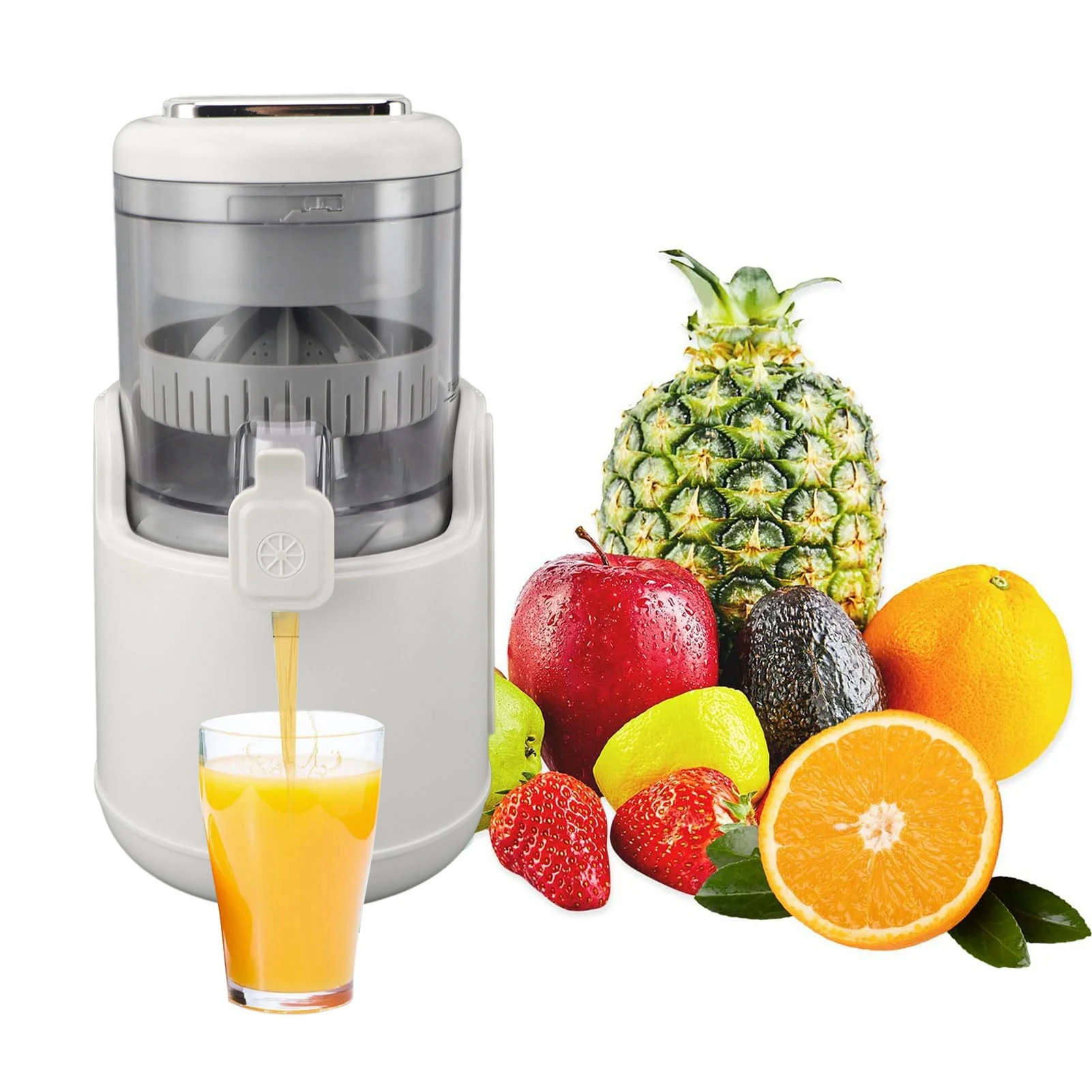 Electric Juicer Machine USB Rechargeable Juicer 360 Degree Motor  Squeezer for Lemon Orange Citrus DC7.4V Juicer Machine