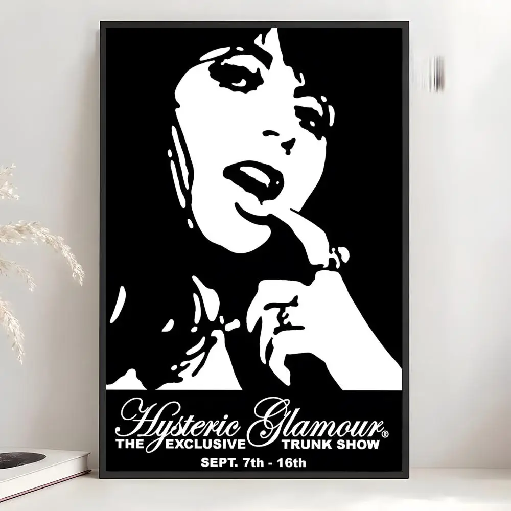 Edgy Fashion H-Hysteric Glamour Poster Art Wall Decor Indoor Outdoor for Collectors