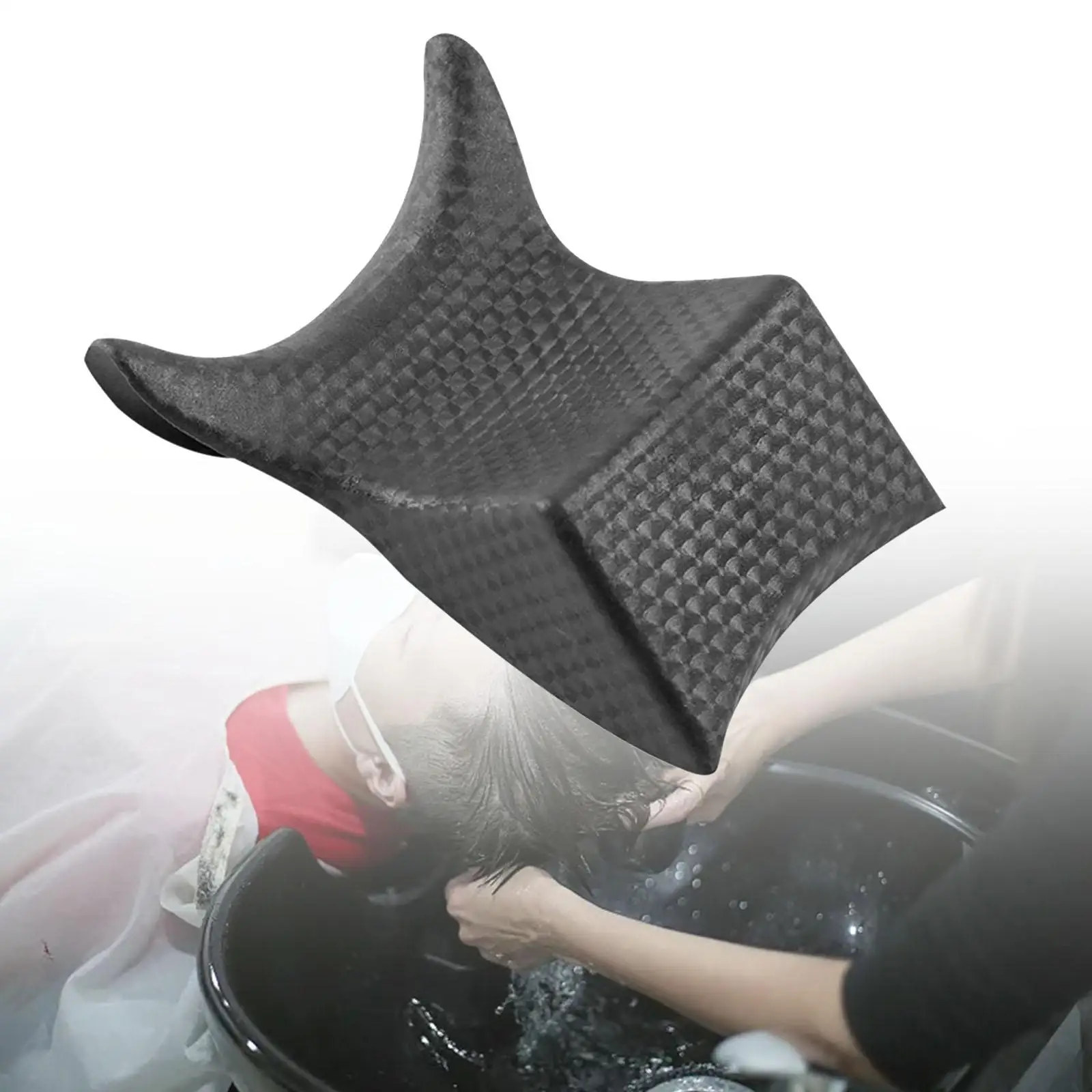 Shampoo Bowl Neck Cushion PVC Neck Support Salon Neck Rest Cushion for Hair Salon Hair Washing Wash Basin Hair Washing Tray Home