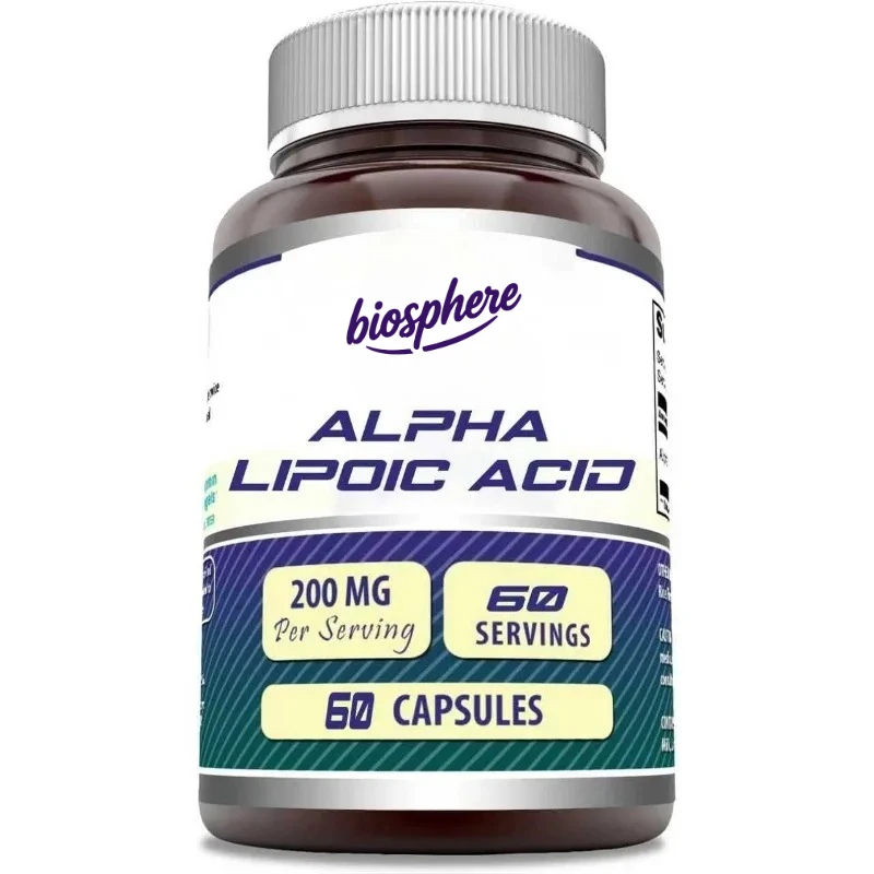 

Капсулы Alpha с липоической кислотой | Добавка с аминокислотами 200 мг, 60 капсул