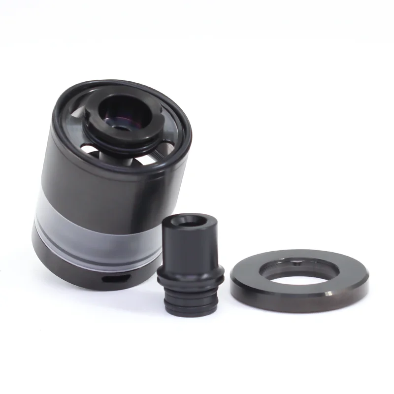 sxk  Kooroo Kalibr 23.30 Style 23mm RTA 4.5ml Adjustable Airflow vape Rebuildable tank atomizer  vs Kylin Mini V2 - view 5