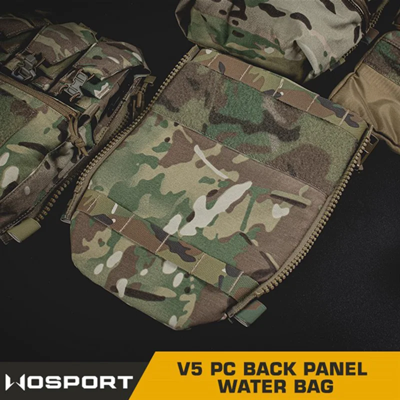 Tactical FCPC V5 Back Panel Molle System Water Bag Airsoft Accessories