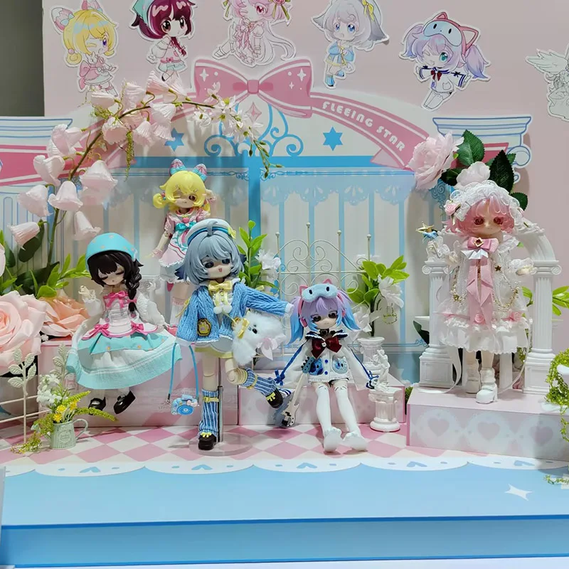 

Коллекционная кукла Star Wish Girl Fashion Bjd Series Blind Box, масштаб 1/8, декор для рабочего стола, таинственная коробка, модная игрушка, идеальный подарок для детей