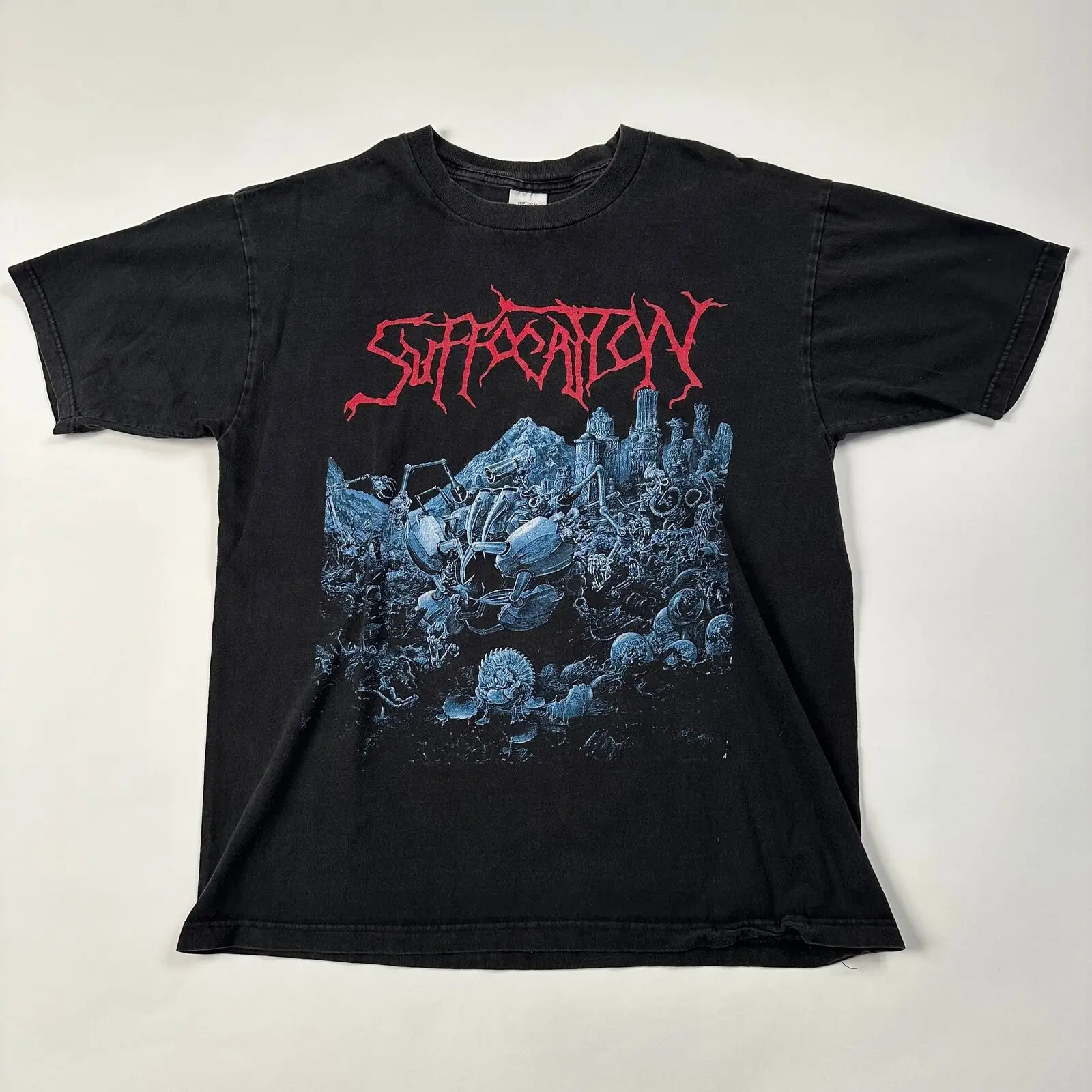 Vintage 90S Suffocation T Shirt Large Effigy Of The Forgotten