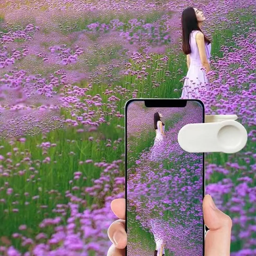 Adjustable Angle Sky Mirror Lens Universal Reflective Photo Filter With Clip Creative Mobile Photography Accessory For Shots