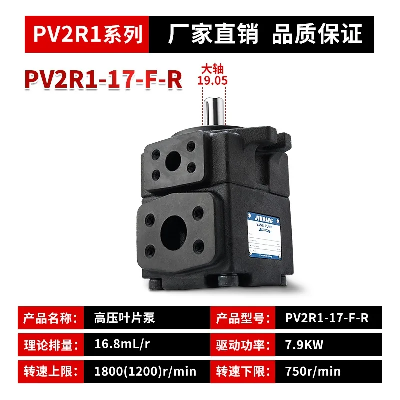 مضخة ريشة الضغط العالي PV2R1 مضخة هيدروليكية PV2R1-6-F-R مضخة الزيت الهيدروليكي