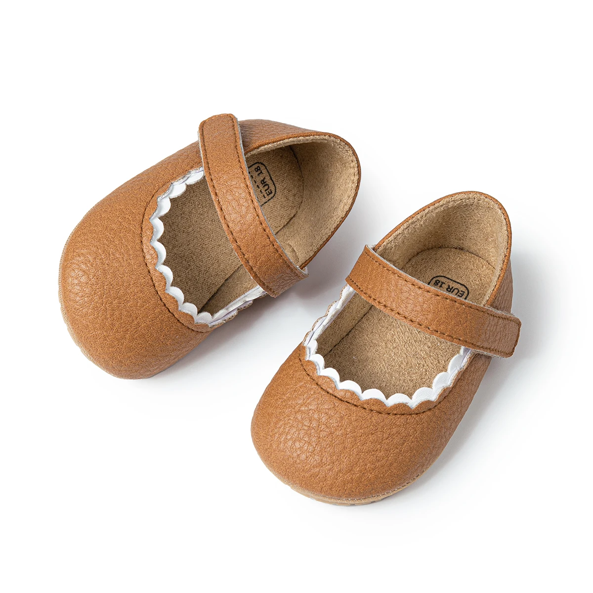 Zapatos de princesa para bebés y niñas, suelas suaves de goma informales, antideslizantes para exteriores, 0 a 18 meses, primeros pasos, zapatos de