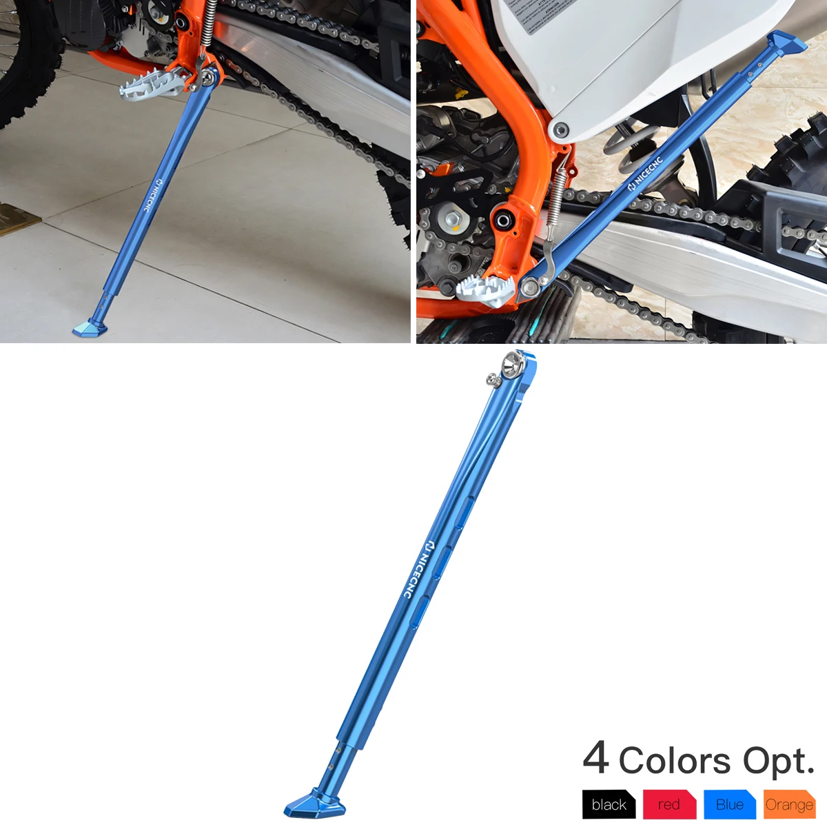 For Husqvarna TE 300 2014-2023 TE 250 FE 250 FE 350 FE 450 FE 501 Adjustable Kickstand Kick Side Stand FX 350 450 TX 125 TX 300
