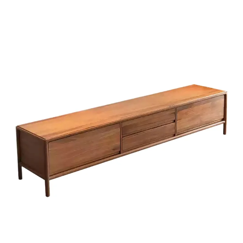 

All solid wood living room bedroom TV cabinet storage furniture Nordic modern simple floor cabinet