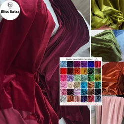Burgundy Red Pink Velvet Fabric for Formal Dress Backdrops Wedding Party Decoration Curtain Cloth Drap Handmade DIY Material