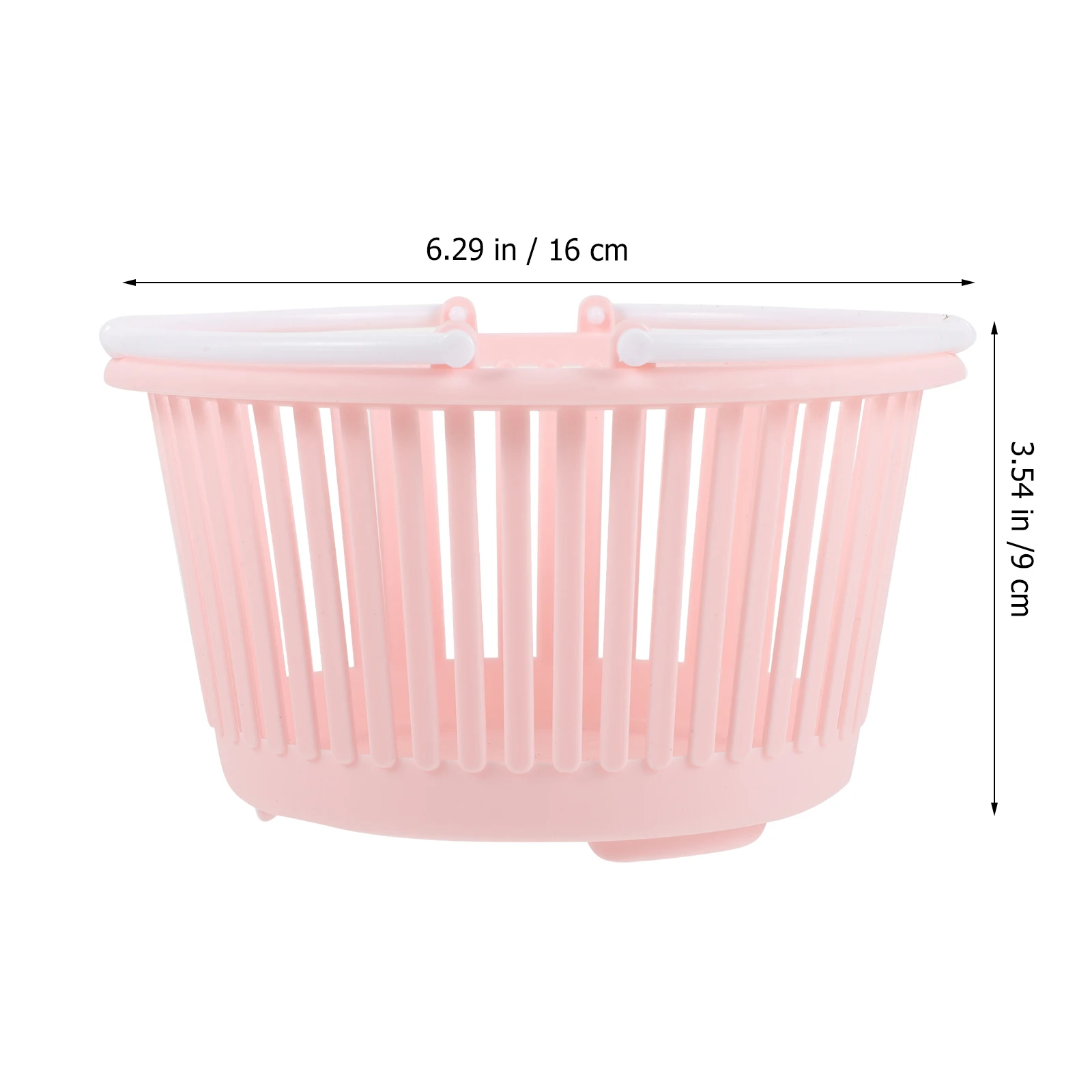 

3pcs Desktop Storage Baskets Plastic Organizer Handles Minismall Plastic Basket Stationery Socks Tie Organizers