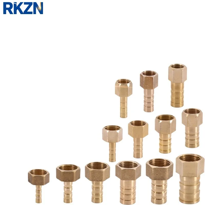 10PCS Brass Female Thread Barb Connector, 1/8