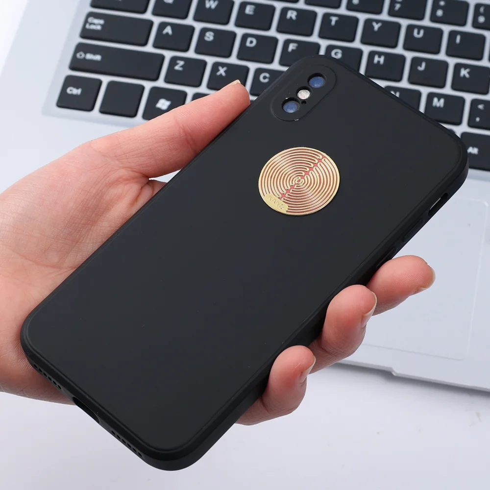Uniwersalne metalowe naklejki przeciw promieniowaniu do smartfona Laptop Osłona przed promieniowaniem EMF Telefon Naklejki przeciw promieniowaniu Akcesoria — zdjęcie produktu 5