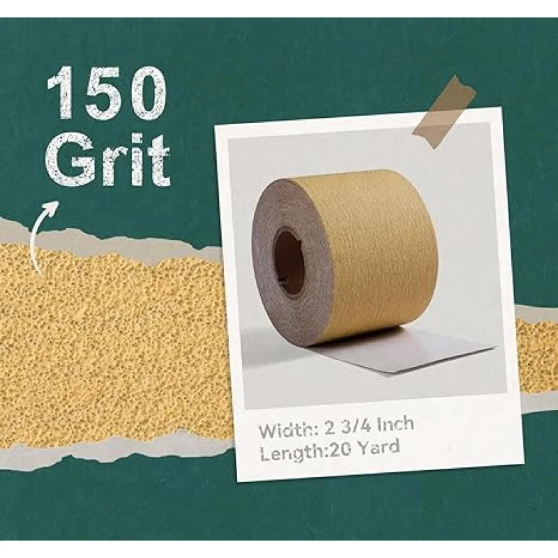 10rolls-ctn 150 Grit PSA Longboard Sandpaper 20 Yard Continuous Roll 2-3/4\