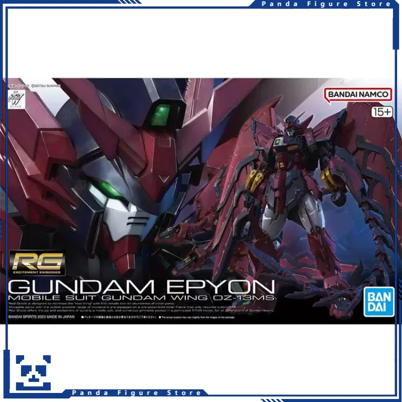In Magazzino Bandai RG 1/144 OZ-13MS Epyon Gundam Nuovo Rapporto Mobile Gundam Ala Action Figure GUNPLA Giocattolo Mecha Modello Regalo di Montaggio
