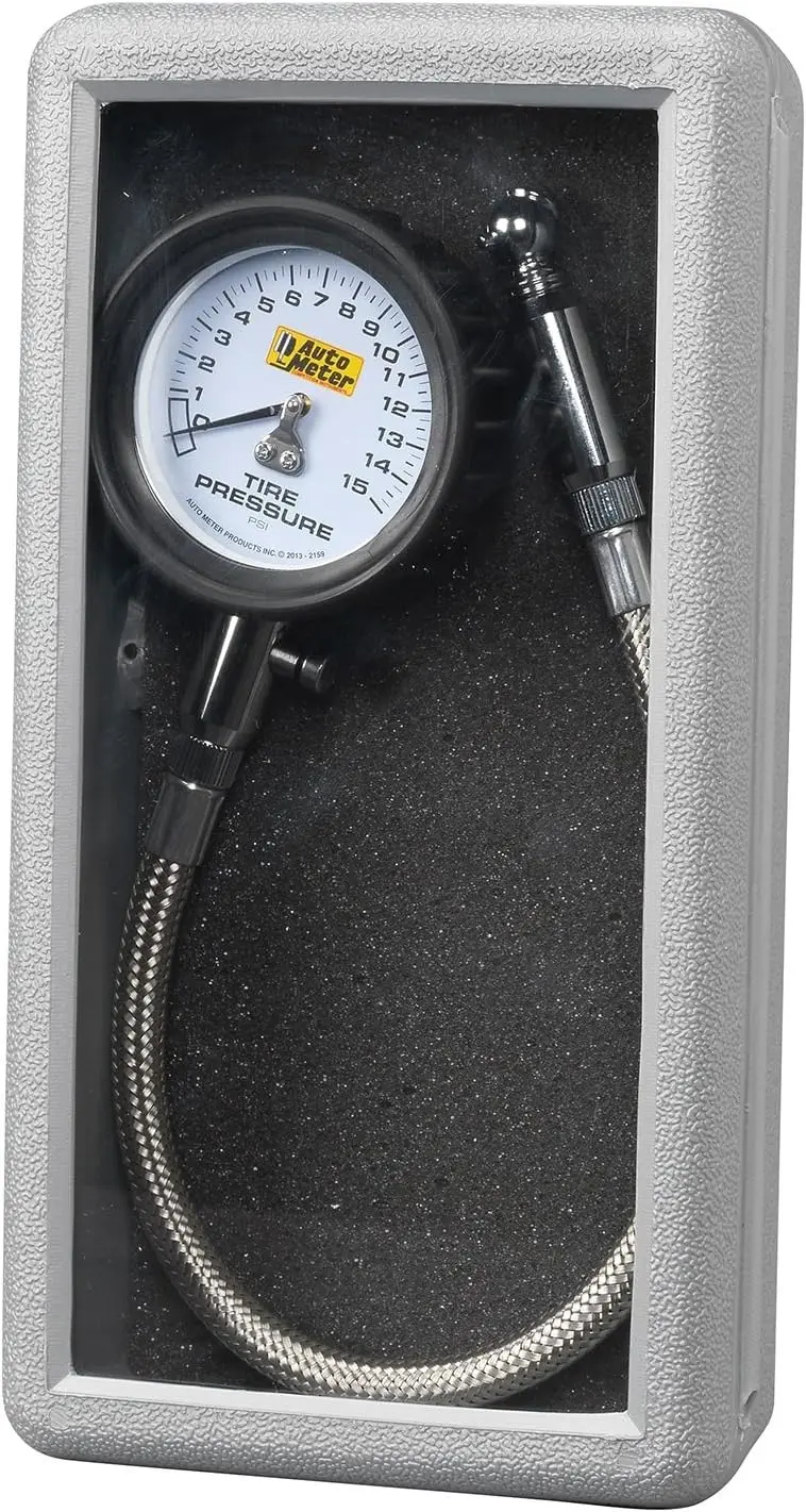 

(2159) 0-15 PSI Analog Tire Pressure Gauge