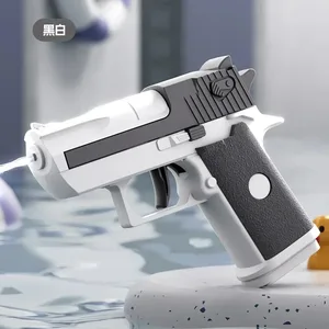 Pistola de agua Mini Desert Eagle - Pistola de agua al aire libre continua para niños, juguete de playa de verano, tirador de agua mecánica para OU 12 Mejor pistola de aves de ventas - №4