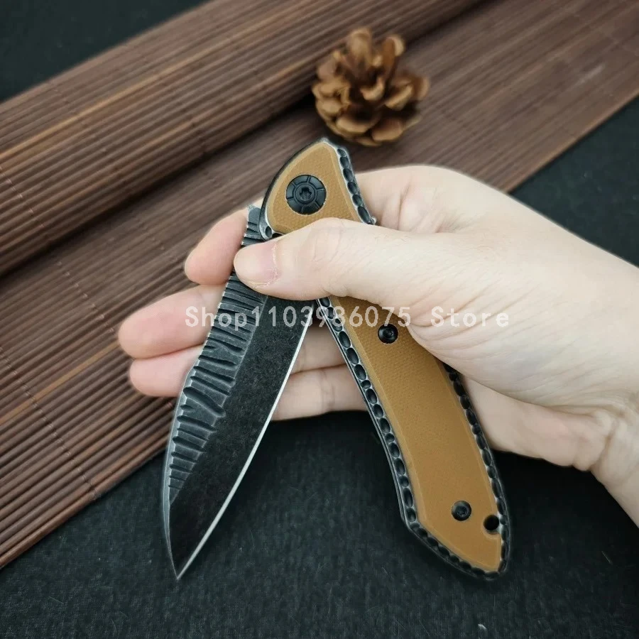 

CR APOC 5380 Folding Knife 8Cr13Mov Blade G10 Handle Tactical Defensive Pocket EDC Camping Knife Tool Practical Cutting Knife