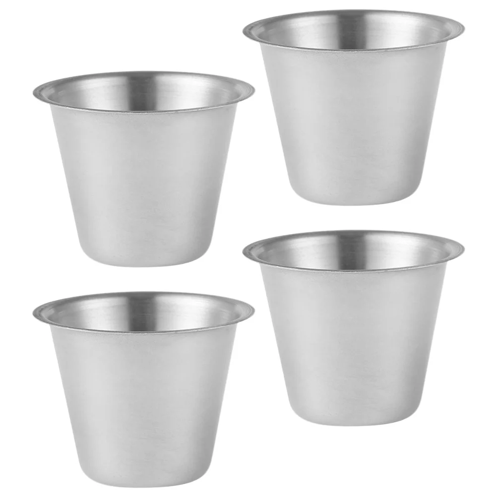 

4 Pcs Small Cups for Sauces Multi-function Container Restaurant Condiment Household Accessory