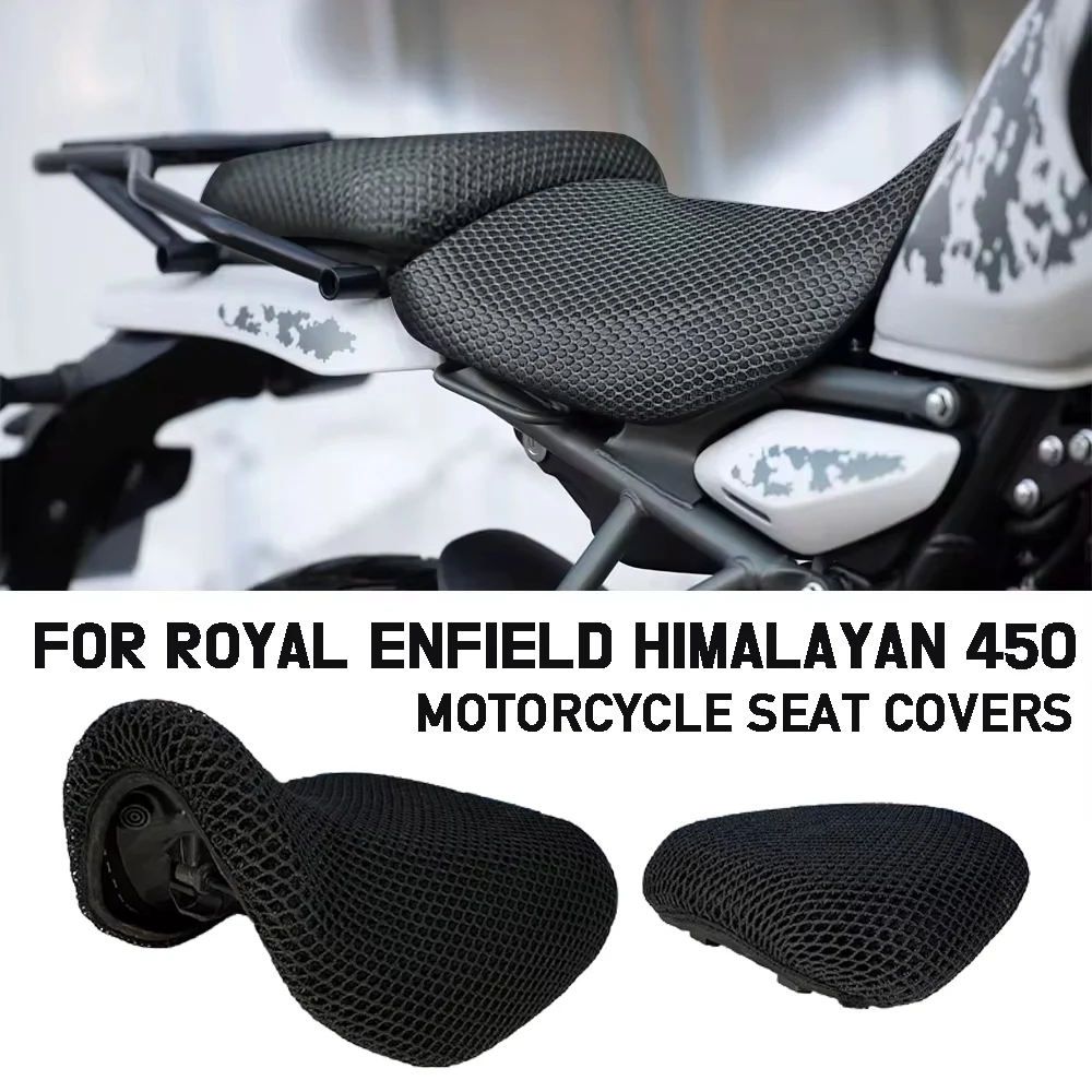 

Himalayan 450 2024- Motorcycle Seat Covers Seat Protect Cushion 3D Honeycomb Mesh Seat Cushion For Royal Enfield Himalayan450 45