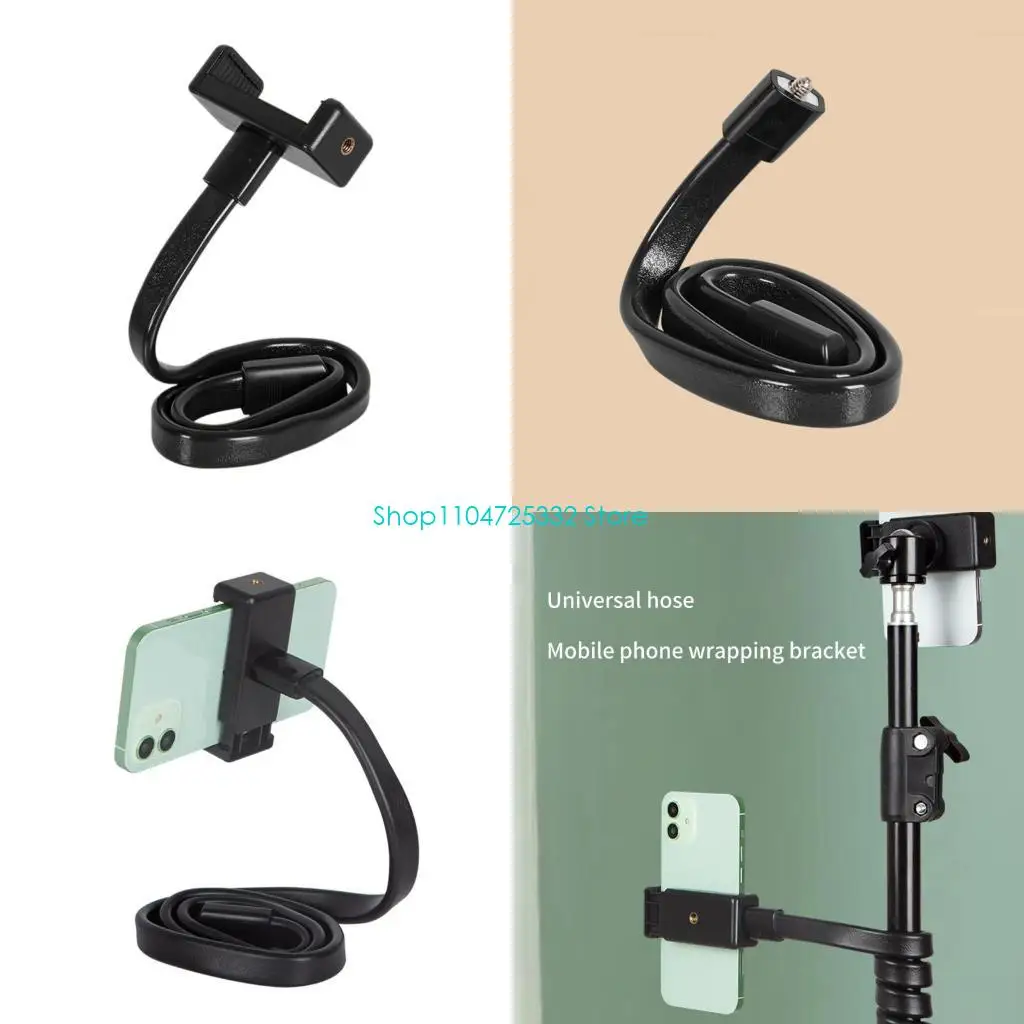 

P5EA Universal 1/4'' Holder Desktop Phone Stand Flexible Bed Desk Mount