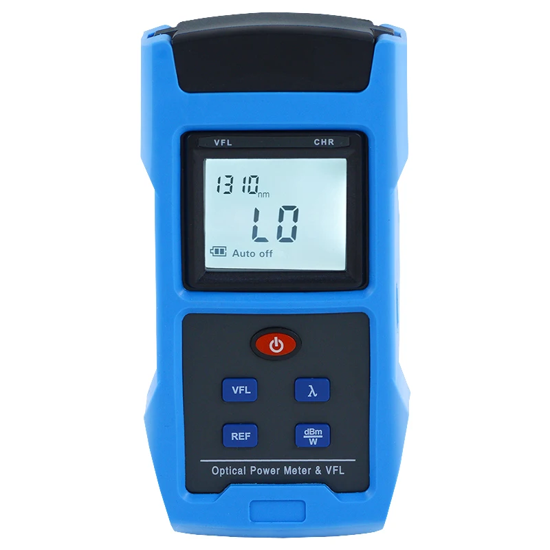 Free Shippin 2in1 Fuction Optical Power Meter -70 ~+10db With VFL USB Charging 2200mAh Lithium Battery 7 Wavelengths 10KM 20KM