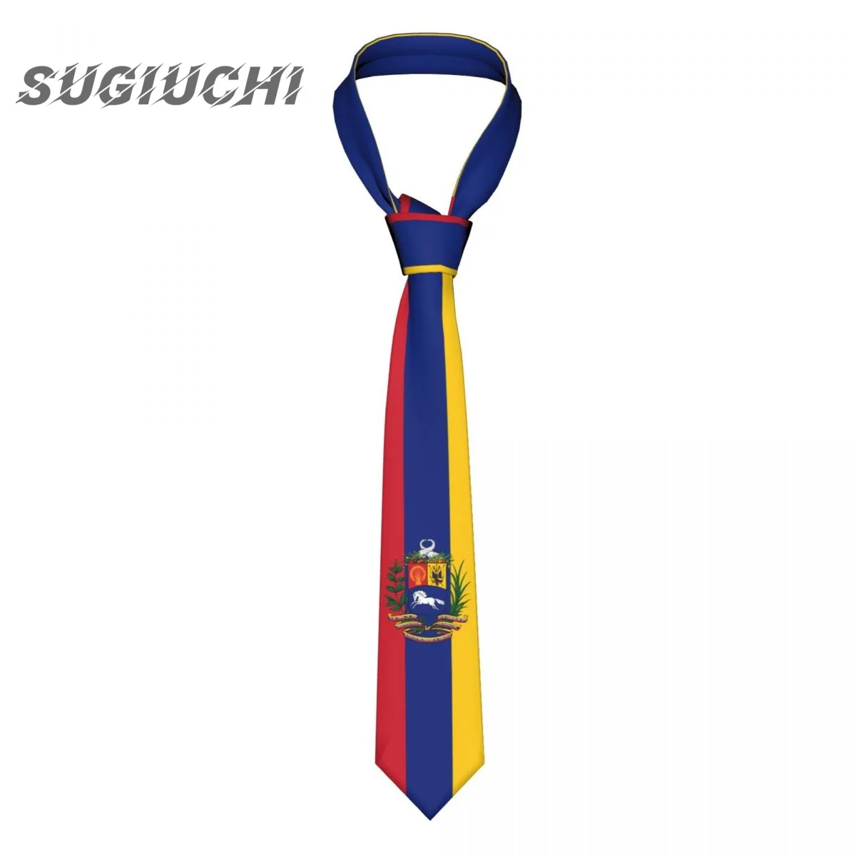 Venezuela Country Flag Neck Ties For Men Women Casual Plaid Tie Suits Slim Wedding Party Necktie Gravatas