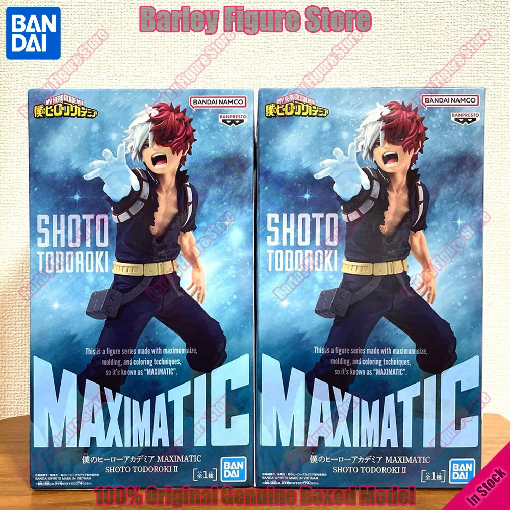 

Original BANDAI BANPRESTO My Hero Academia MAXIMATIC Shoto Todoroki 2nd Ver Anime Action Figure Model Toy In Stock