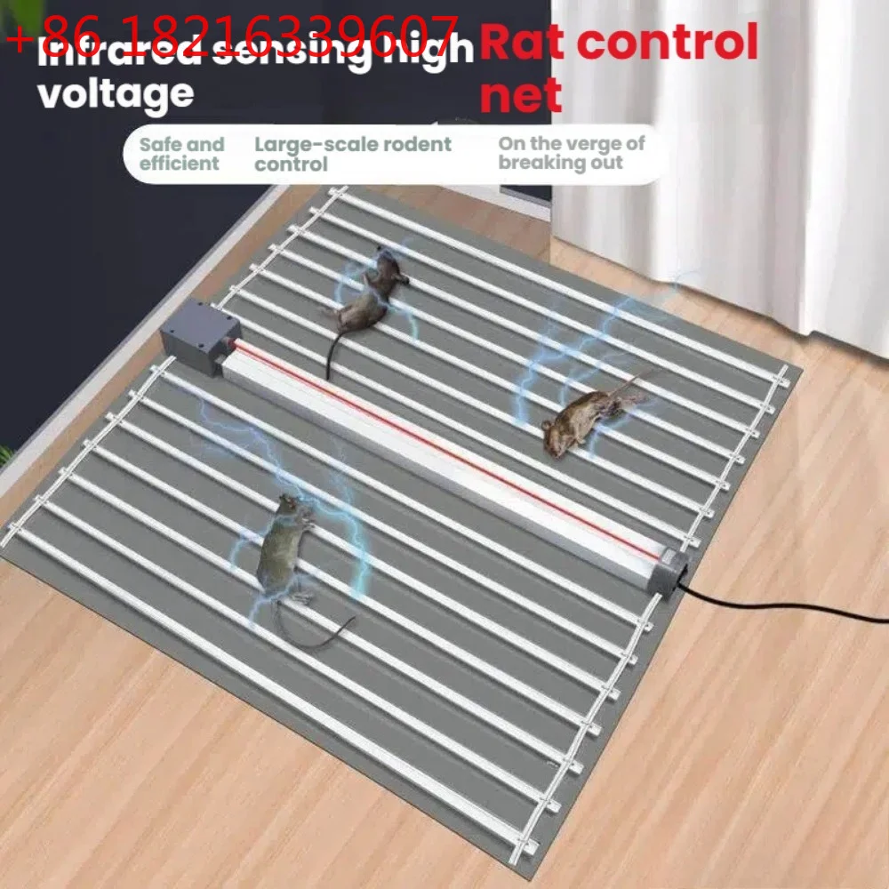 YAO Intelligent High-Voltage Mousetrap Infrared Automatic Electric Shock Mousetrap Safe Continuous MouseTrap 50x65CM/60x65CM/75x